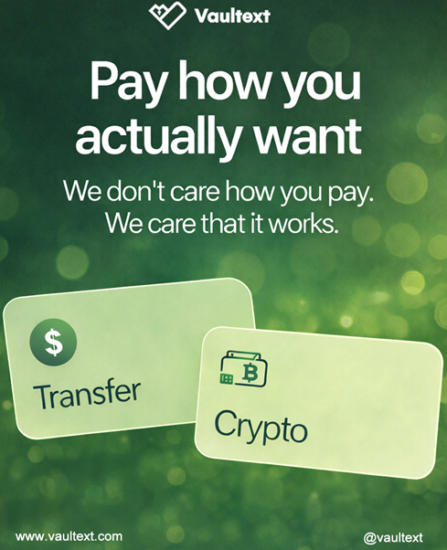 Pay the way that works for you
